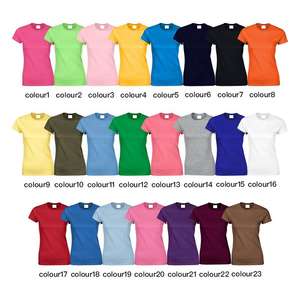 Usines OEM/ODM : Vente en gros de T-shirts en coton uni à manches courtes en velours côtelé grande taille, de haute qualité, durables, pour femmes, col rond, à motifs floraux - Product Image 4