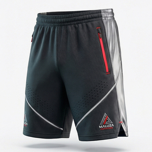 กางเกงขาสั้นเอวยางยืดทรงปกติ ยูนิเซ็กส์ หรูหรา สไตล์สตรีทแวร์ สำหรับฤดูร้อน ระบายอากาศได้ดี แห้งเร็ว เป็นมิตรกับสิ่งแวดล้อม จาก Maluza Industries - Product Image 1