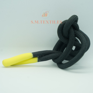 Cordón Redondo de Poliéster de Color Sólido con Puntas de Silicona, Cordón Trenzado para Sudaderas, Proveedor OEM ODM Personalizado - Product Image 5
