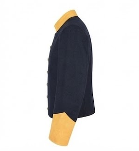 Veste en laine vintage pour homme à col montant, simple boutonnage, longueur standard, imperméable, coupe-vent, écologique, vêtement d'extérieur d'hiver personnalisé - Product Image 3