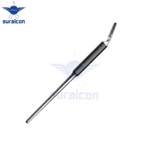 Cuchillo de Cirugía con Mango de Goma de 14 cm / 5-3/4 Pulgadas 3 mangos quirúrgicos reutilizables de acero inoxidable, redondos, angulados y sólidos para uso dental - Product Image 6