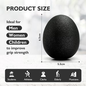 Set di Attrezzi per Allenamento della Forza della Presa e Sollievo dallo Stress con Pallina Antistress e 3 Strumenti Elastici per Terapia di Riabilitazione del Polso - Product Image 4