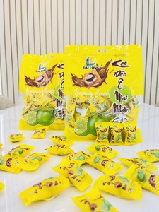 Delicious Tangerine Flavored Fruity Gummy <b>Candy</b> with Melting Filling in Bag Suitable for All Ages Made by Vietnam DAI LONG Brand - Product Image 3