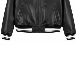 เสื้อแจ็คเก็ตหนังแท้สำหรับผู้ชาย คุณภาพพรีเมียม กันลม กันน้ำ สีพื้น มีทุกขนาด ราคาดีที่สุด - Product Image 5