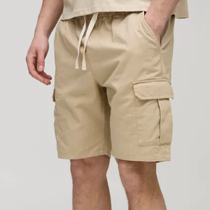 Pure Color Casual Men Mid Waist Corduroy Drawstring Shorts Breathable Quick Dry Eco-Friendly Gym Running shorts - Product Image 1