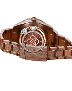 Luxury <b>Automatic</b> Moissanite Diamond Watch Men Full VVS Stone Stainless Steel Watch - Product Image 4