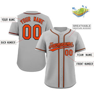 Ensemble personnalisé de maillot et short de baseball pour hommes, uniforme d'équipe uni, fabricant de vêtements de sport OEM, tissu antibactérien en polyester/spandex - Product Image 2