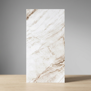 Vente en gros de carreaux de sol en porcelaine blanche brillante Lasa Volakas 800x1600mm 10mm d'épaisseur pour piscine - Product Image 1