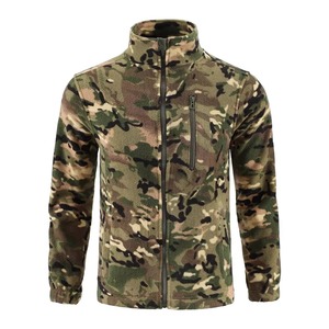 Polar Fleece Men's Outdoor <b>Thermal</b> Jacket with Zipper Pocket Waterproof Breathable Reflective Hooded Winter - Product Image 2