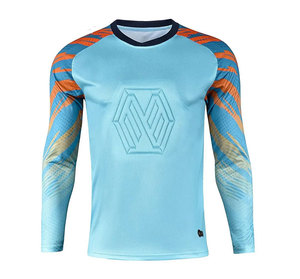 Maillots de gardien de but de football pour adultes, personnalisés, 100% polyester, anti-humidité, protection UV, ensemble de survêtement sans manches - Product Image 6