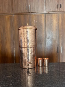 Pure Copper Water Dispenser Anti-Corrosion Coating Portable Digital Pressing Type Home Office Use <b>Storage</b> - Product Image 4