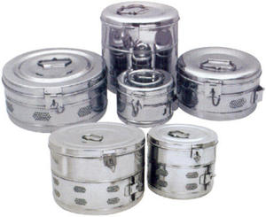 Recipiente para apósitos de acero inoxidable de calidad premium, instrumentos quirúrgicos no activos, Clase I, certificado ISO-13485, fuente de alimentación manual - Product Image 3