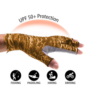 Windproof Neoprene Fishing Gloves with Hook and Loop ClosureAnti-<b>Slip</b> Lightweight Safety Gloves for Fishing and Motorcycle - Product Image 2