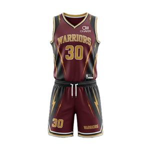 Ensemble uniforme de basket-ball réversible de haute qualité pour hommes maillot vierge respirant en maille de sublimation vêtements de basket-ball personnalisés - Product Image 3