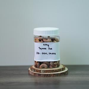 Nueces de Anacardo Tostadas Premium Personalizables al por Mayor, Certificadas ISO, Orgánicas, en Envase Cuadrado de 500g (Tapa Amarilla) (Sabor a Mantequilla y Sal) - Product Image 6