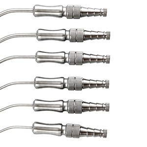 Complete Manual Steel Frazier Suction Tubes Ball Tip Set 6 Precision <b>Neurosurgery</b> ENT Surgical <b>Instruments</b> Pakistan Manufacturer - Product Image 1