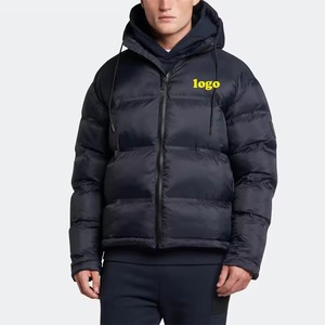 Veste d'hiver rembourrée unisexe de qualité supérieure fabriquée en usine, vente en gros, logo brodé personnalisé, veste légère en duvet - Product Image 5