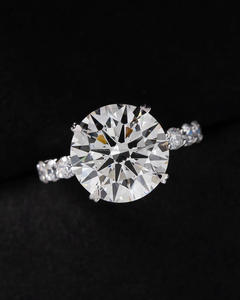 Diamant de laboratoire rond certifié IGI en or jaune/rose/blanc 14/18 carats pour la vie quotidienne, les mariages, les designs élégants et les fêtes - Product Image 3