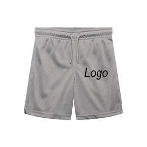 Shorts de basketball en toile pour hommes, style hip-hop, respirants, 100 % polyester, taille mi-haute élastique, faible MOQ - Product Image 1