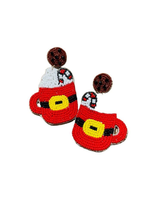 ต่างหูประดับลูกปัดทำมือ งานแฟชั่น ขายส่งจำนวนมาก สำหรับเด็กหญิงและสตรี ดีไซน์สวยงาม สีสันแฟนซี - Product Image 2