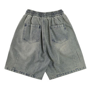 <b>Men's</b> Retro-style Canvas Lace Shorts Acid-washed Outdoor-style Canvas Print Shorts OEM Service - Product Image 6
