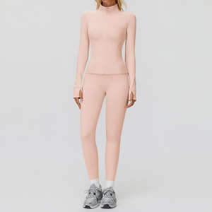 Conjunto Deportivo de Invierno para Mujer, Talla Grande, Color Sólido, 100% Algodón, Sudadera con Capucha y Pantalones Jogger de Dos Piezas - Product Image 1