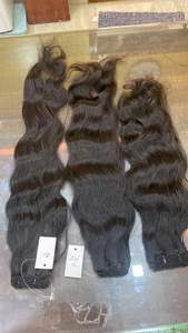 Vente directe d'usine HD Qualité supérieure HD Cheveux péruviens Lace Frontal Temple indien du sud Texture droite brute non traitée - Product Image 4