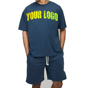 Conjuntos de Camisetas y Pantalones Cortos de Verano Personalizados para Hombre, Camisetas y Pantalones Cortos Lisos para Hombre - Product Image 5