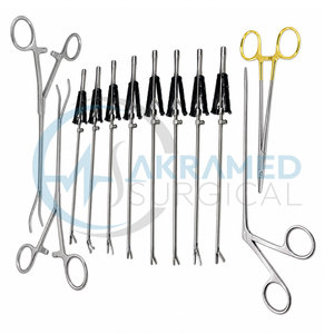 Akramed Surgical DeBakey Vascular Clamp Curved Atraumatic Jaws <b>Titanium</b> Coated Angled Shanks CE Certified Surgical Instrument - Product Image 6