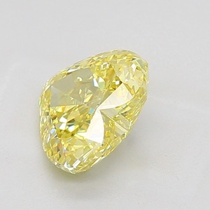 Diamante Suelto en Forma de Corazón de 3.00 Ct, Color Amarillo Intenso, Claridad VS2, Corte Excelente, Certificado, para Joyería de Lujo - Product Image 3