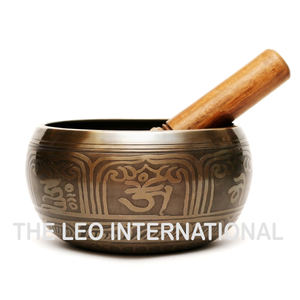 Cuenco Tibetano de Alta Calidad Hecho a Mano, Estilo Religioso, de Metal-Aluminio, Estilo Japonés, Duradero y Artesanal - Product Image 1