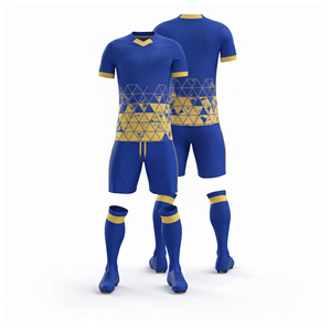 Uniforme de Fútbol Personalizado para Equipos |   Tallas para Hombres, Mujeres y Jóvenes |   Ropa Deportiva Ligera de Secado Rápido al por Mayor - Product Image 5