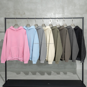 Ventes en gros OEM, sweat-shirt unisexe en molleton vintage lavé, imprimé personnalisé, taille plus, 460 g/m², 42 % coton, 58 % polyester - Product Image 1