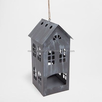 Farol decorativo Vintage para jardín, farol grande colgante de Metal y madera, para granja, al aire libre, gran oferta