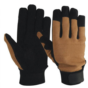 Guantes de Seguridad Resistentes y Duraderos de Cuero Sintético Amara, Antideslizantes, Antiestáticos, Resistentes al Calor, con Puntas de los Dedos Texturizadas y Puño de Neopreno - Product Image 2