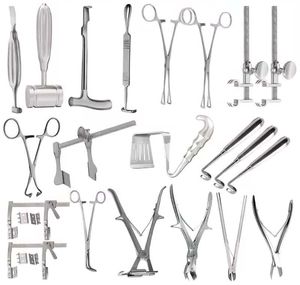 21 PCS High Quality Chest Surgery <b>Instrument</b> Set Thoracic Emergency General Thoracotomy Surgical Kit CE Stainless Steel - Product Image 3