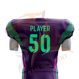 Ensemble de maillots et pantalons de football américain de qualité supérieure, sur mesure, pour hommes. - Product Image 6