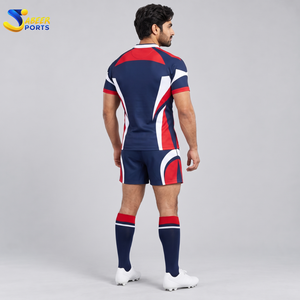 Uniforme de rugby de qualité supérieure avec un matériau hautement extensible, des coutures renforcées, une sensation légère et confortable, uniforme de rugby personnalisé - Product Image 3
