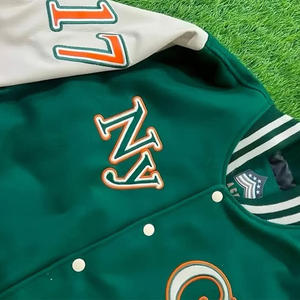 Embroidery Varsity <b>Jacket</b> Personalized Letterman <b>Jacket</b> Men Women Wool Leather - Product Image 3