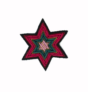 Broche personnalisée en fil métallique, mode féminine, multicolore, motif arbre, broche métallique faite à la main, broderie en fil métallique - Product Image 4