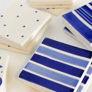 ชุดจานรองแก้วฝังลายกระดูกสัตว์ ทำมือ ลายดอกไม้ เป็นมิตรกับสิ่งแวดล้อม ทนทาน ปรับแต่งได้ จานรองแก้วตกแต่งทำมือ - Product Image 1