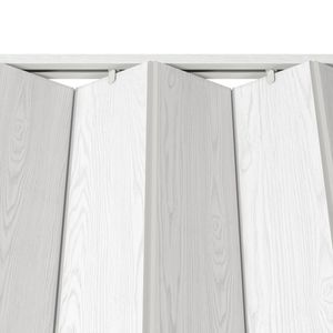 Puertas Plegables de PVC Blanco de 36 Pulgadas, Tipo Acordeón, para División de Espacios Interiores - Product Image 6