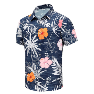 Camisa Hawaiana con Estampado Floral para Hombre, Cuello con Solapa y Botones, Manga Corta, Informal y Cómoda para el Verano, Venta en Línea - Product Image 3