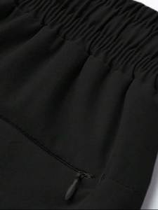 <b>Black</b> Sleeveless <b>Tank</b> <b>Top</b> Set Men's Sportswear Fitness Wear Elastic Waist Shorts <b>Knitted</b> Vest Polyester Cotton Summer - Product Image 6