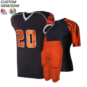 Custom Solid Rugby Team <b>Game</b> Jersey Sublimation Printed Breathable Quick Dry 100% Polyester Sleeveless OEM ODM Support Sets - Product Image 3