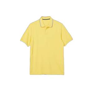 เสื้อโปโลผู้ชายผ้าฝ้าย 100% คุณภาพสูงสั่งทำพิเศษ ระบายอากาศได้ดี พิมพ์ลายด้านหน้า คอวี แขนสั้น บริการ OEM เสื้อลำลอง - Product Image 4