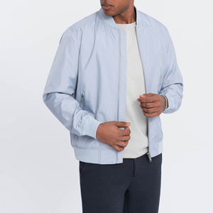 Latest Design Men'<b>s</b> Bomber <b>Jacket</b> with Stand Collar Winter High Quality Fabric Breathable & Windproof Customizable Options - Product Image 3