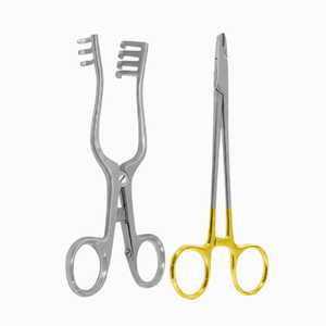 Kit de 17 instruments chirurgicaux orthopédiques vétérinaires manuels en acier inoxydable allemand pour animaux, certifié CE - Product Image 6