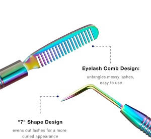 Herramientas para Extensión de Pestañas con Logotipo Personalizado, Herramientas para Lifting de Pestañas, Peine Separador de Pestañas - Product Image 3