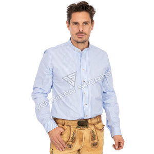 Bavarian <b>Dress</b> <b>Shirt</b> for <b>Men</b> Breathable Quick Dry <b>Tropical</b> Lederhosen Oktoberfest Long Sleeve Casual Cotton <b>Shirts</b> Best Price - Product Image 4
